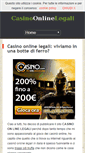 Mobile Screenshot of casinoonlinelegali.com